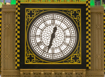 Close-up of clock tower