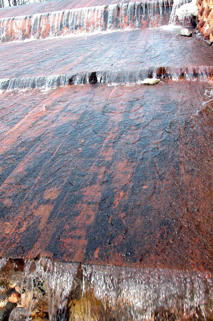 VIEW OF ROCK FORMATION ON SEA