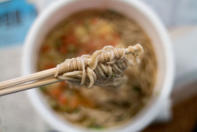 Close-up of food in bowl