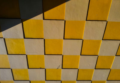 Full frame shot of tiled wall