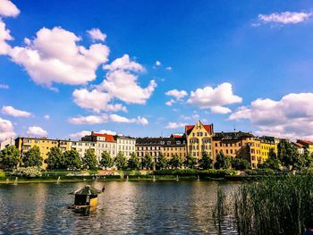 River with buildings in background