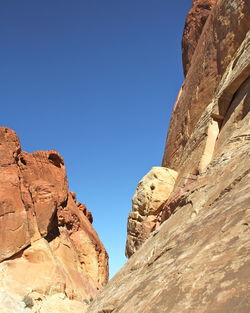 Rock formations against sky