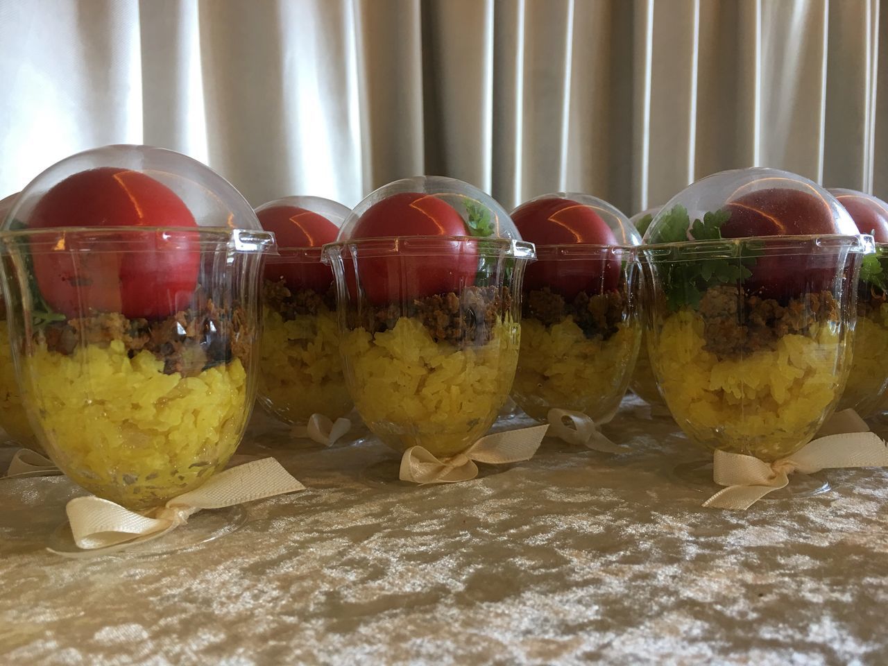 food and drink, food, freshness, indoors, healthy eating, fruit, table, still life, wellbeing, transparent, no people, close-up, red, container, vegetable, glass - material, variation, side by side, yellow