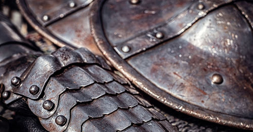 Detail of medieval armor.
