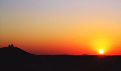 Scenic view of sunset