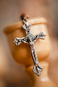 Close-up of crucifix