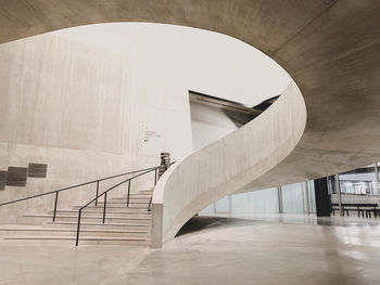 Low angle view of staircase in building