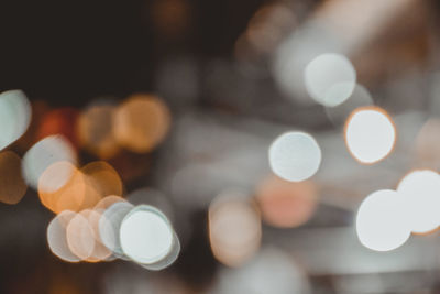 Defocused lights