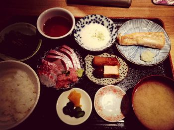 Close-up of food in plate