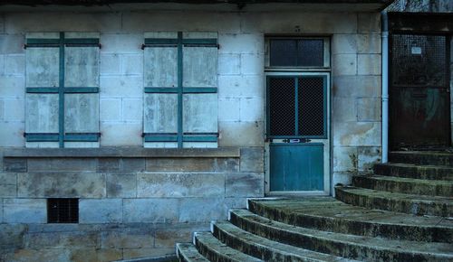 Steps of old building