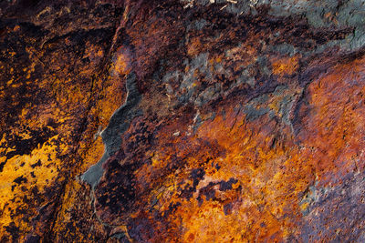 Metal rust texture or background with corrosion spots.