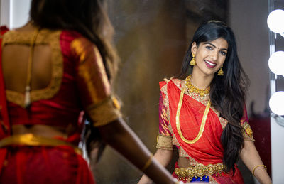 Portrait of a smiling young couple