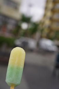 Close-up of ice cream