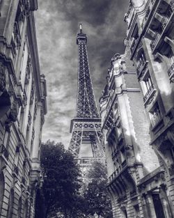 Low angle view of buildings against sky