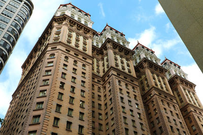 Low angle view of buildings against sky