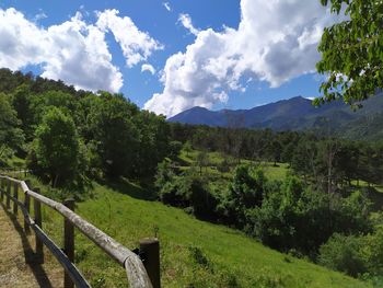 Scenic view of landscape against sky