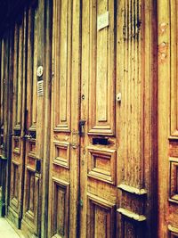 Full frame shot of door