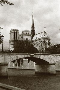 Low angle view of church against sky