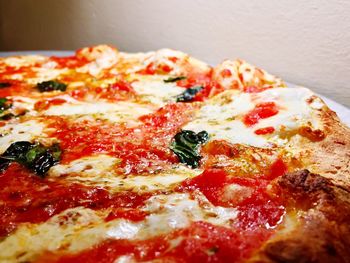 Close-up of pizza