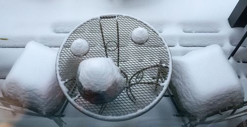 Close-up of food on table