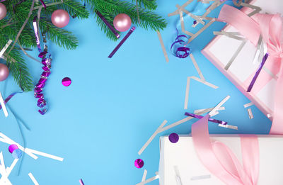 Low angle view of balloons hanging on ceiling