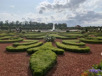 Panoramic view of park against sky