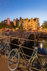 Bicycles on street