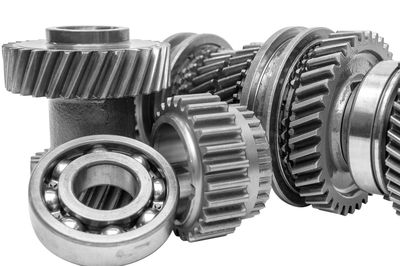 Close-up of machine part