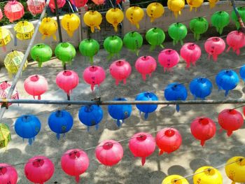 Full frame shot of multi colored candies