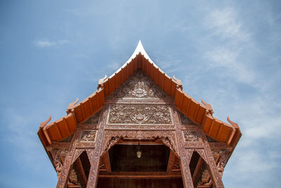 Low angle view of building against sky