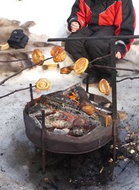 View of preparing food