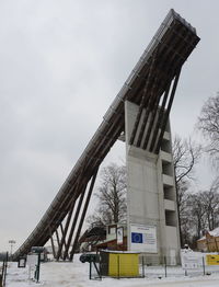 Low angle view of built structure against sky