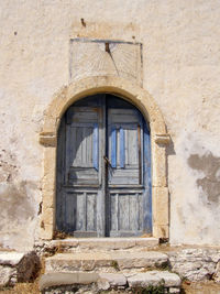 Entrance of building