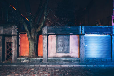 View of abandoned building