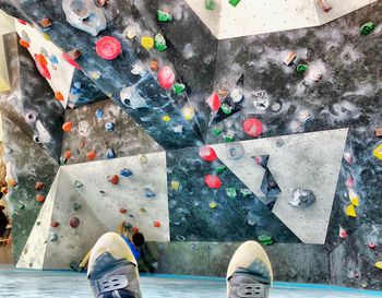 Low section of woman standing on floor