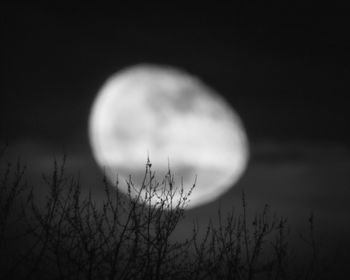 Scenic view of moon at night