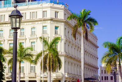 Low angle view of building against sky