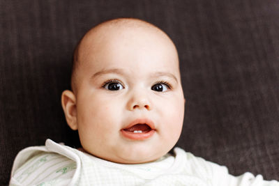 Portrait of cute baby boy