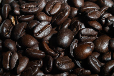 Full frame shot of coffee beans