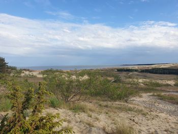 Scenic view of landscape against sky