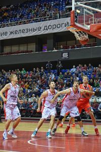 Group of people at stadium