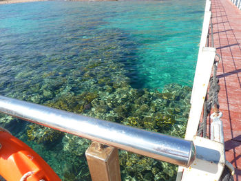 Swimming pool in water