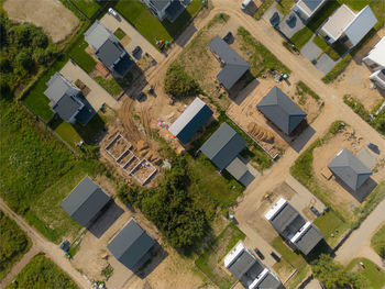 Houses in city