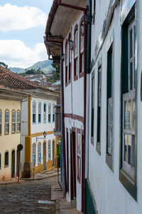 Street amidst buildings in town