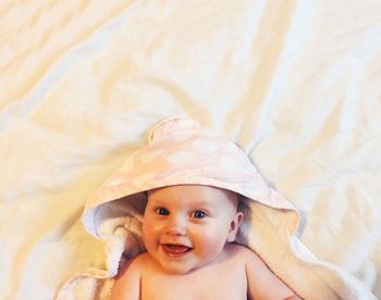 Portrait of cute girl