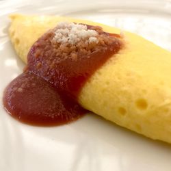 Close-up of bread in plate
