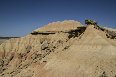 Low angle view of mountain against sky