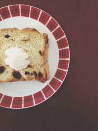 Close-up of served food