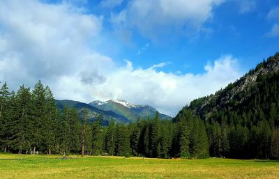 Panoramic view of landscape against sky