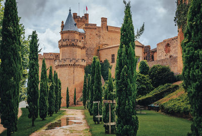 View of old ruins